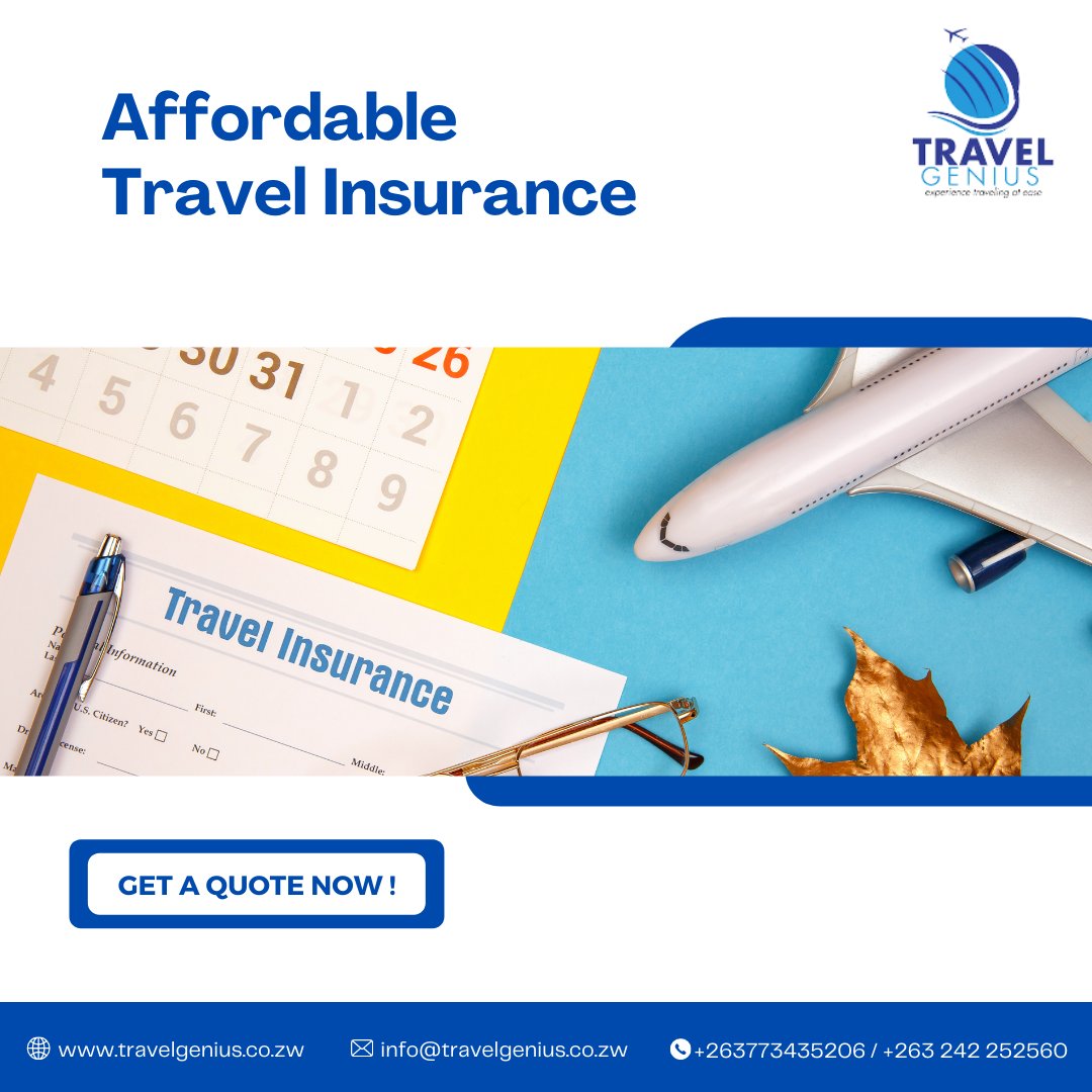TravelGenius3's tweet photo. Need #Travel_Insurance? pm is the 🔑
For Booking &amp; Inquiry:
☎️+263 242 252560
📱WhatsApp +263773435206 
#FlightBookings #AirTickets #VisaProcessing #HotelBookings https://t.co/U1Lk7YCslu