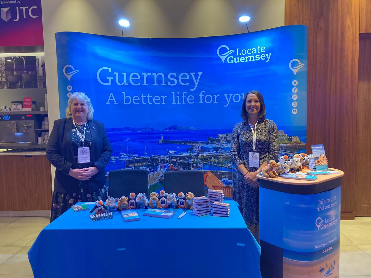 LocateGuernsey's tweet photo. We’re all set up and ready to go @WEAREGUERNSEY Funds Forum 2022 @etcvenues, 155 Bishopsgate, London 🙌
Looking forward to promoting Guernsey and networking with attendees! 🇬🇬
If you’re nearby, come say hello to Jo & Lily! 👋 #GYFF22 https://t.co/0sLLt7knAh