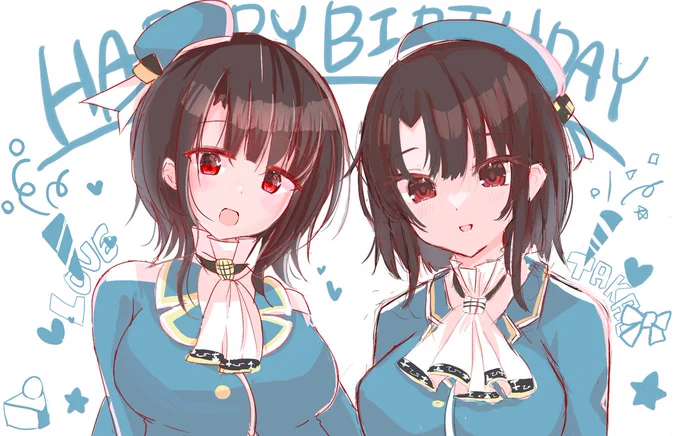高雄さんおめでとう!!!🦊🎂🎉
#高雄 #艦これ #高雄生誕祭2022 #高雄進水日 