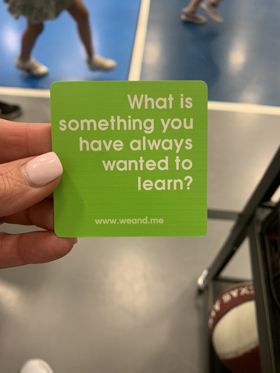 hsdrain's tweet photo. I use the “We Connect” Cards in PE when I’m wrapping things up. The questions allow me to know my students on a different level. Today’s question brought some sweet answers. They were:
*What does the “X” mean in math?
*What happens when you die?
*To know Jesus better. ❤️ https://t.co/q0gAKpPwnm