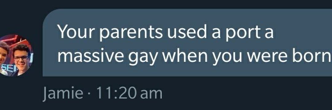 NoContext183's tweet photo. Jamie's parents to him today https://t.co/IpIfawhuDg