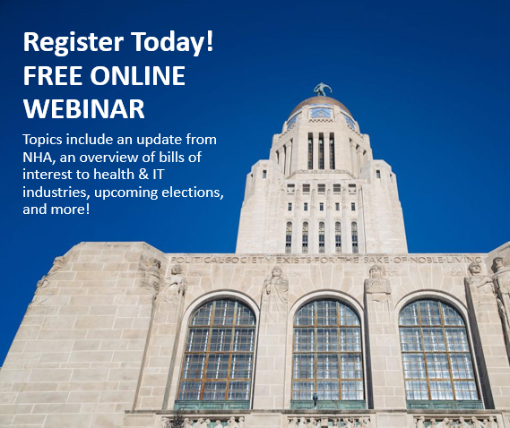 Join Andy Hale TODAY at 12:30 p.m. (Central) for a FREE Nebraska HIMSS online lunch &amp; learn update from the Legislature. 
Register now!
events.constantcontact.com/register/event…
