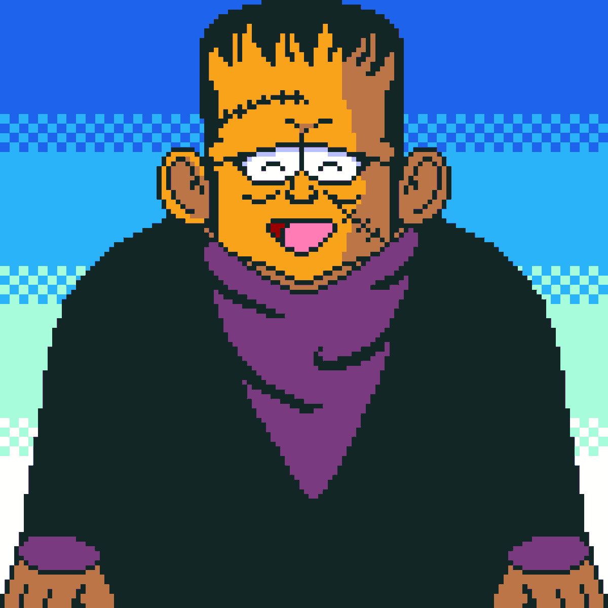 FodderLabs's tweet image. Android 8 from the OG Dragon Ball series!

Tried thinking of a somewhat obscure #Frankenstein character.

A quick piece for today's #pixel_dailies ! @Pixel_Dailies 

#pixelart #DragonBall