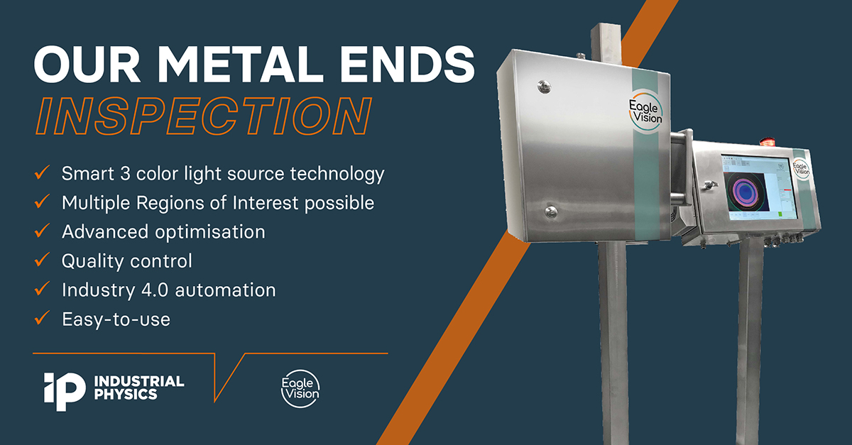 IndustrialPhys's tweet photo. Discover our new Metal Ends Inspection instrument by Eagle Vision. Allowing for easy-to-use and highly accurate quality inspections of can ends. Find out more - https://t.co/V7zAdSWH26

#metalpackaging #qualitycontrol #canmakers #canfillers https://t.co/vrUfwyL6rh