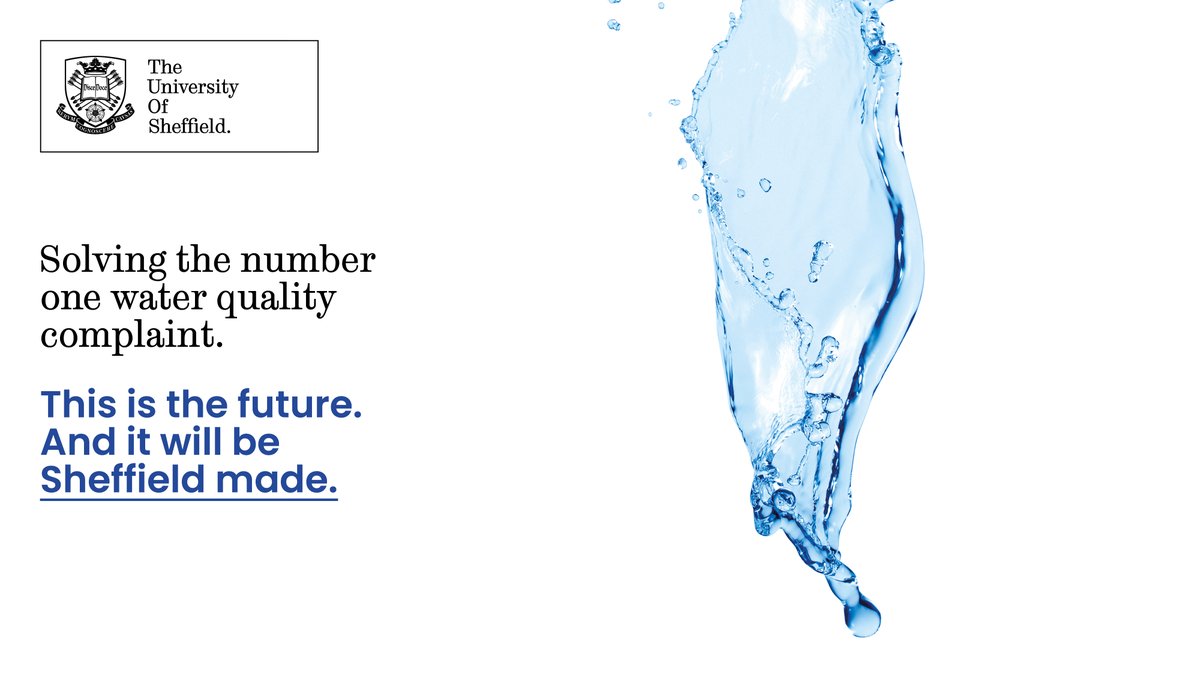 SheffUniEng's tweet photo. Drinking water discolouration is the number one cause of customer complaints. @CivilSheffield research identified key understanding of the root causes of discolouration in water networks, revolutionising industry procedures. #SheffREF2021 #REFResults
https://t.co/k4SsMsDNxf https://t.co/zk5muGoJ8y