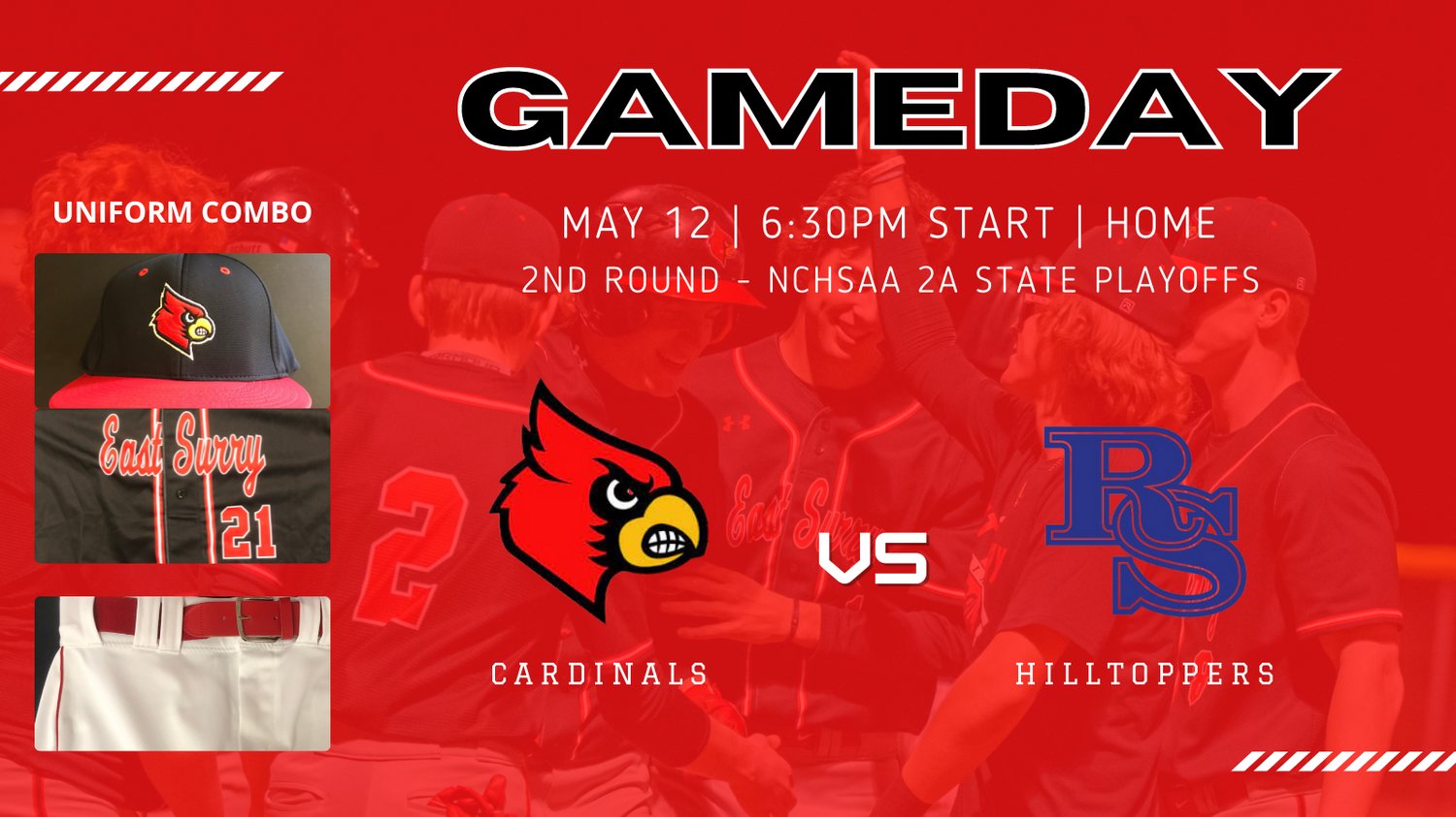East Surry Baseball on Twitter "GAMEDAY!!! The Cards host RS Central