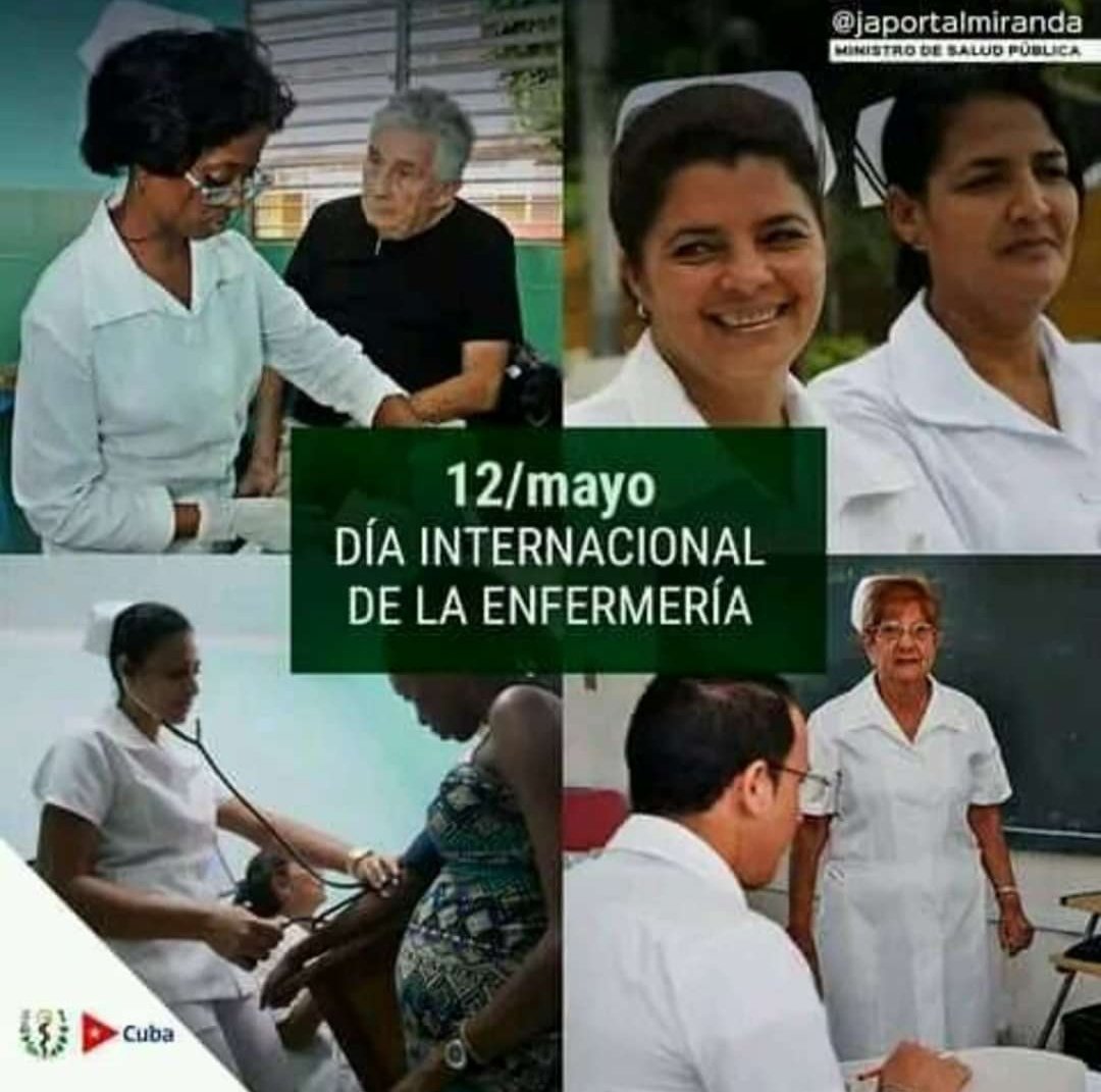 📢 Mi primer tweet... 📢
¡Felicidades! a todas las enfermeras cubanas en su día, la abnegacion y el compromiso son dos de sus principales virtudes.
🗣️ Por su sacrificio, ¡Gracias!.
#DeZurdaTeam #FuerzaCuba #GuerrerosDePatriaOMuerte. 
<a href="/KattyrenR/">Ana Kattyren</a> <a href="/DayliAlmeida/">Dayli Almeida</a> <a href="/CamilaGzlez34/">꧁Kamila🇨🇺🇨🇺🇨🇺</a>
