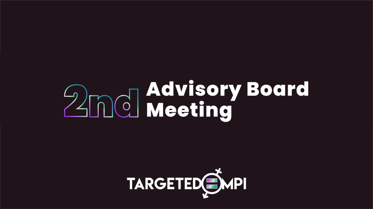 TargetedMPI's tweet photo. We are happy to announce that we will hold the 2nd meeting with our Advisory Board on Wednesday 25 May 2022! #SwafS #H2020 #GenderEquality https://t.co/fSv6Byx80K