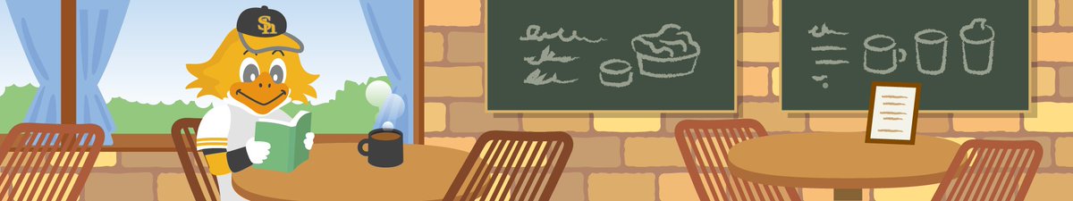 allotment31's tweet photo. ひさびさに、ボードゲーム以外のお仕事です。株式会社ゼネラルアサヒ様からのご依頼で、福岡ソフトバンクホークス株式会社様のサイネージアニメーション用イラストを制作いたしました。ハリーくん！ https://t.co/gOaM90wkLP