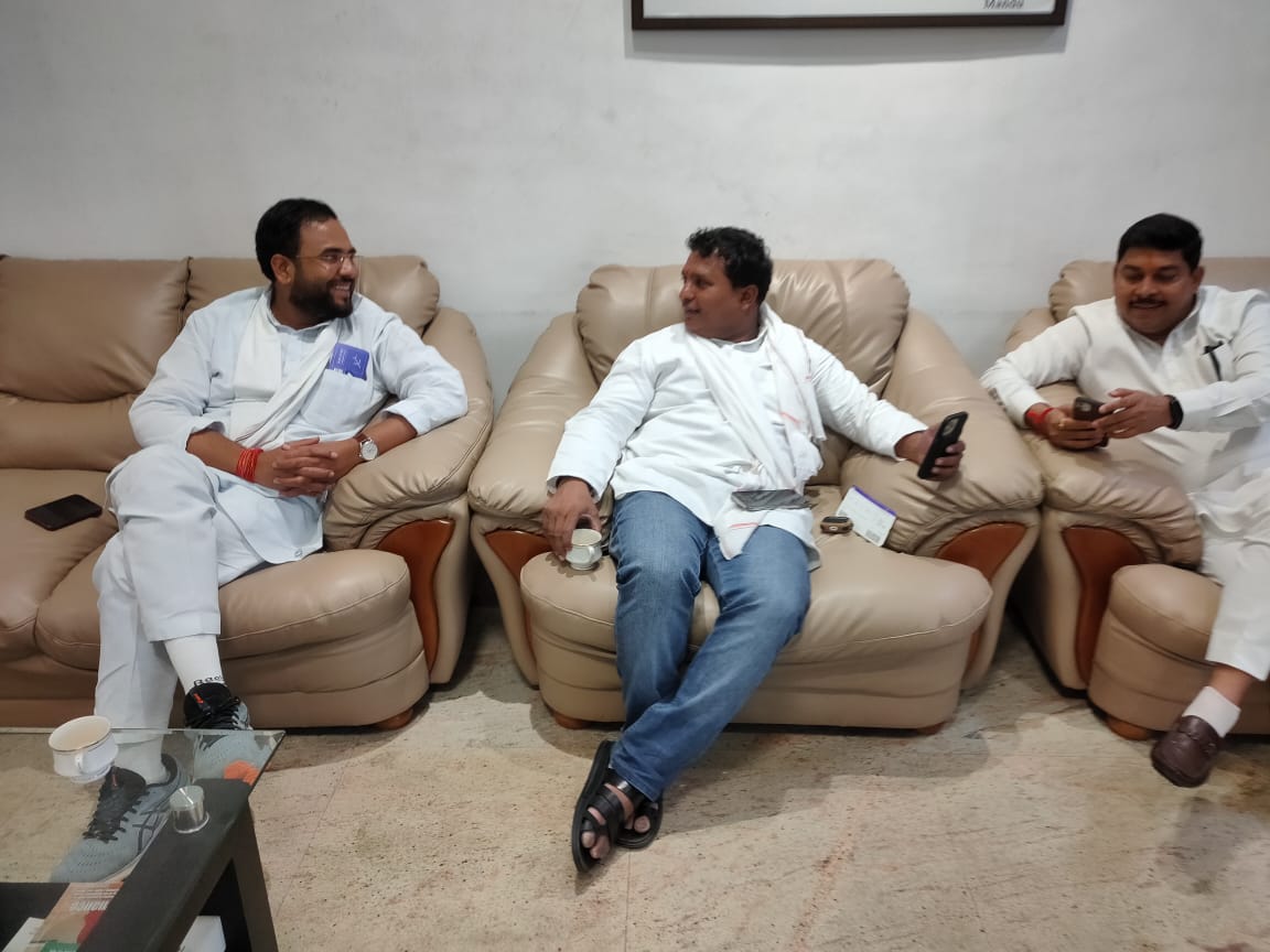 VipinWankhede_'s tweet image. आज यूथ कांग्रेस के राष्ट्रीय अध्यक्ष @srinivasiyc जी के साथ दिल्ली यात्रा के दौरान।