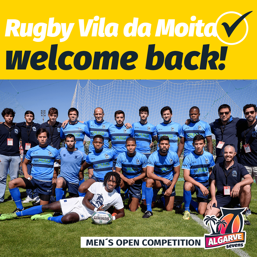 Rugby Vila da Moita are coming to the Sevens in the Sun 2022! ☀️🏈👊
We are delighted to inform that Rugby Vila da Moita have confirmed their registration in the Algarve 7s where they will be competing in the OPEN Men´s Competition.