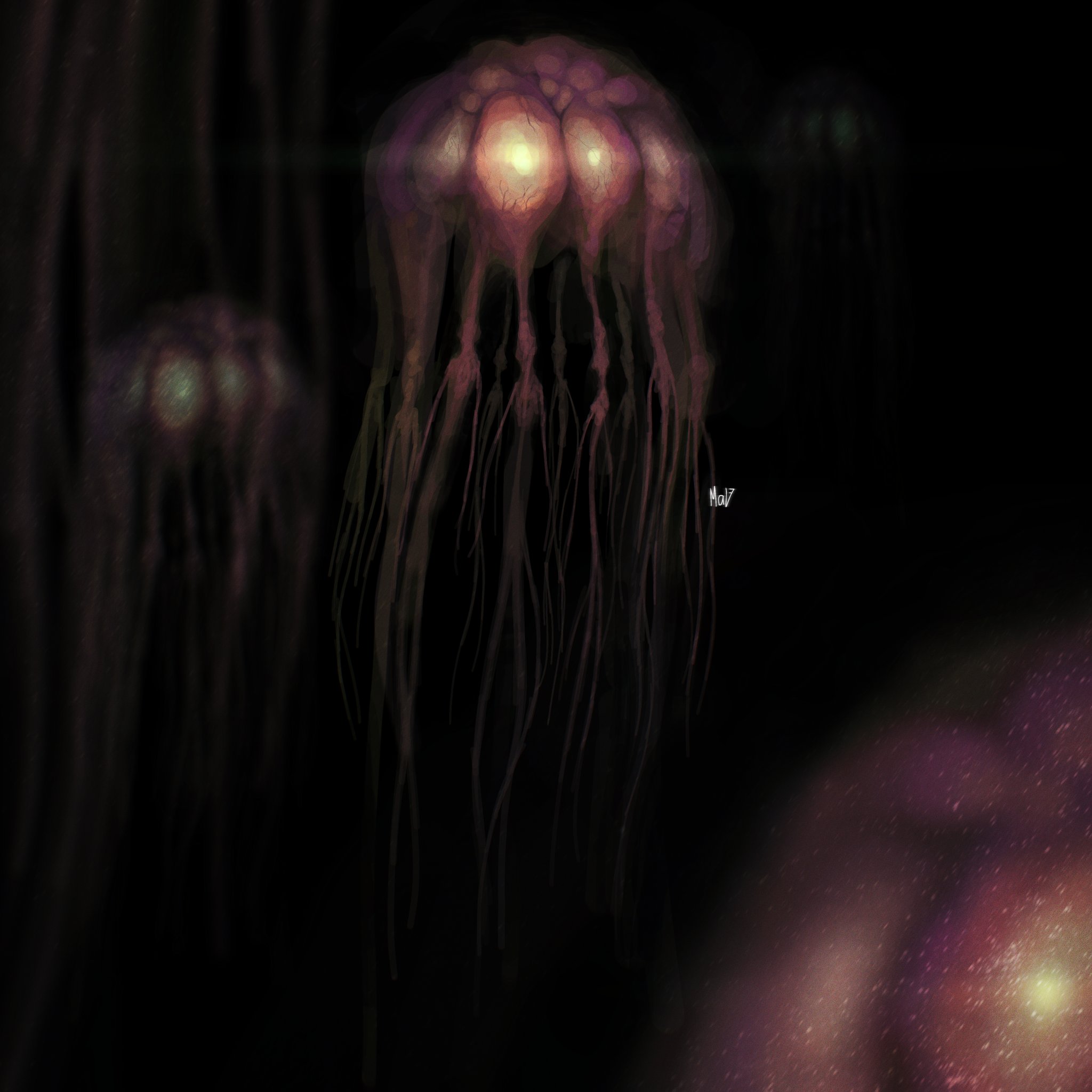 🕸Malcrow7🕸 on Twitter: "I love drawing void creatures, I don't have to  worry about backgrounds or lighting and sht. (I drew this from the top of  my head, feel free to tell