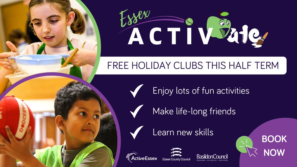 HappyHubUK's tweet photo. ACTIVATE IS BACK!                                          31st May, 3.00-5.30pm. Book onto our #EssexActivAte Summer Half Term Holiday Club, that will take place at our #HAPPYHub Book online here: https://t.co/KiVLx25kqx #activeessex @Essex_CC @BasildonCouncil @motivated_minds https://t.co/1TW89Vmu0M