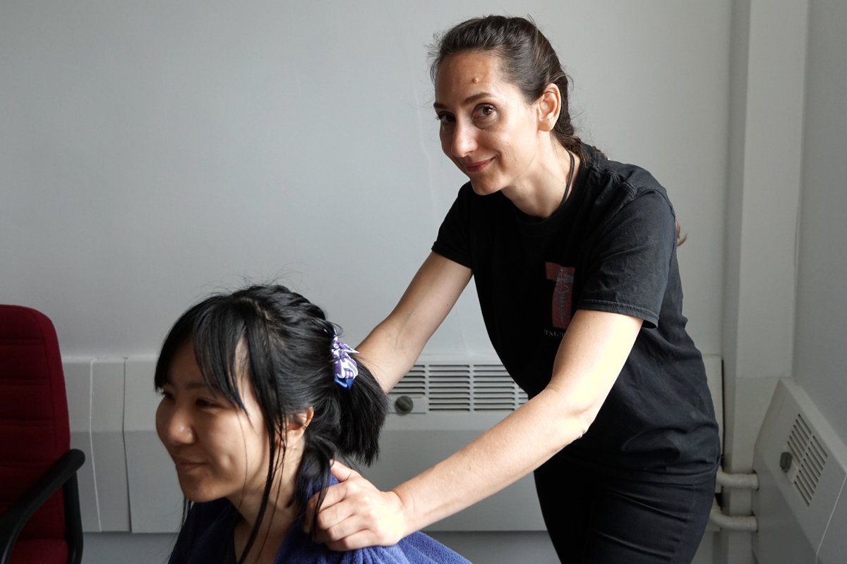 RobinDeeley's tweet photo. .@TT_Redditch @version1 Version 1 Redditch organised on-site massage treatments with Total Therapy Redditch, as part of our Health and Wellbeing Initiative. #insideversion1 https://t.co/GHs1rq7T7G