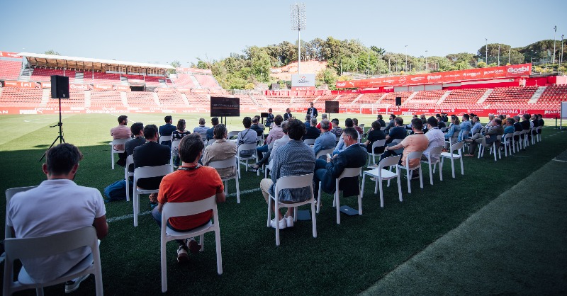 GironaFC's tweet photo. 🏟 Ahir es va celebrar el Partners Forum a Montilivi, una trobada amb les diferents empreses vinculades amb el Girona.

📌 Hi van participar 65 persones representant a 35 empreses.
