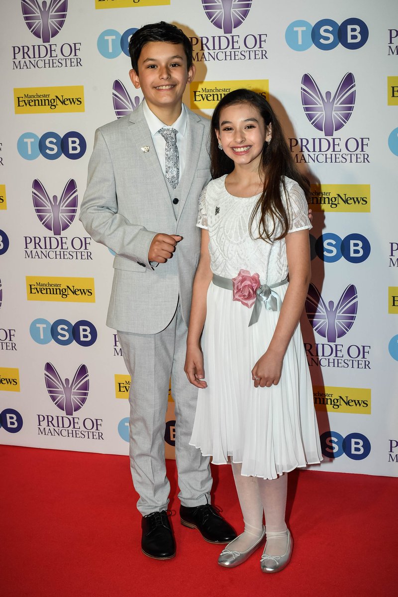 Pride of Manchester Awards Young Fundraisers, Ruben and Elena 👏

You can find out about all of the fantastic fundraisings the 11-year-old twins from Warrington have done next Tuesday, 17 May, at 7pm on Facebook and YouTube.

#prideofmanchester #prideofbritain <a href="/TSB/">TSB</a>