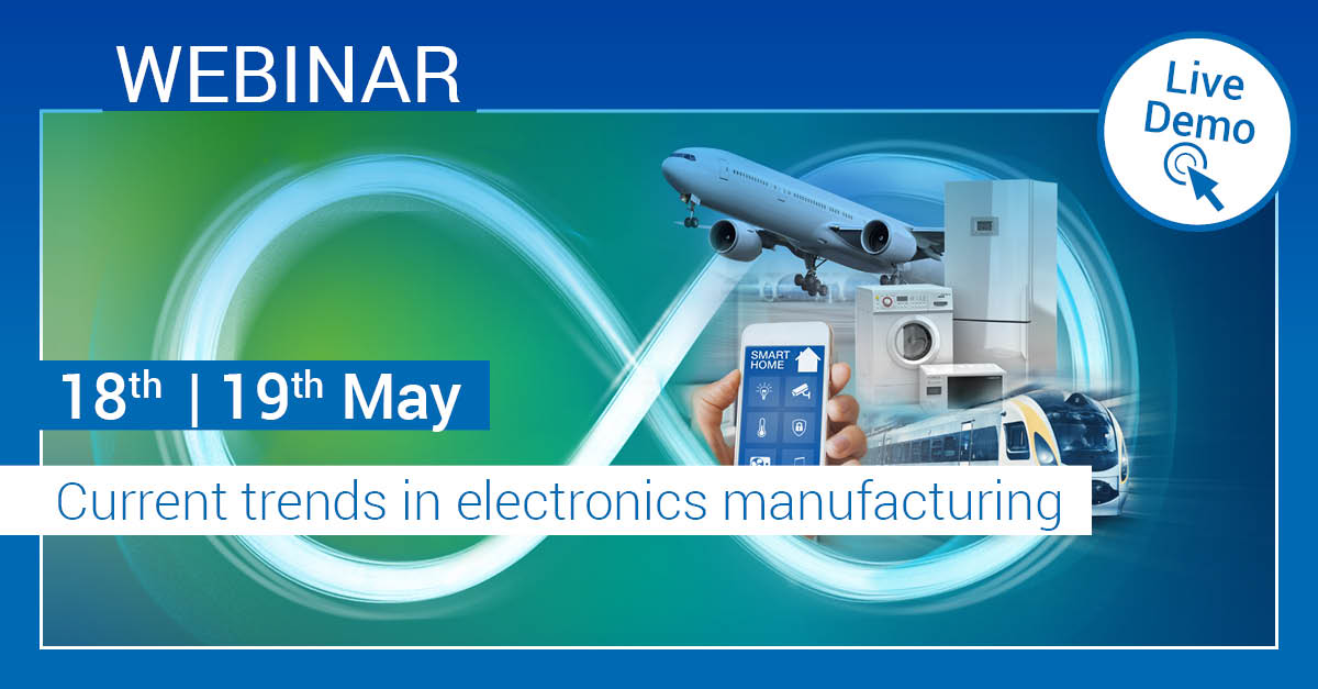 +++LIVE WEBINAR Current trends in electronics manufacturing+++

Even though we will not be on site at SMTconnect, we would still like to give you an overview of our equipment and services and invite you to our webinar on May 18 or 19, 2022!

Register here
rehm-group.com/en/news/dates.…