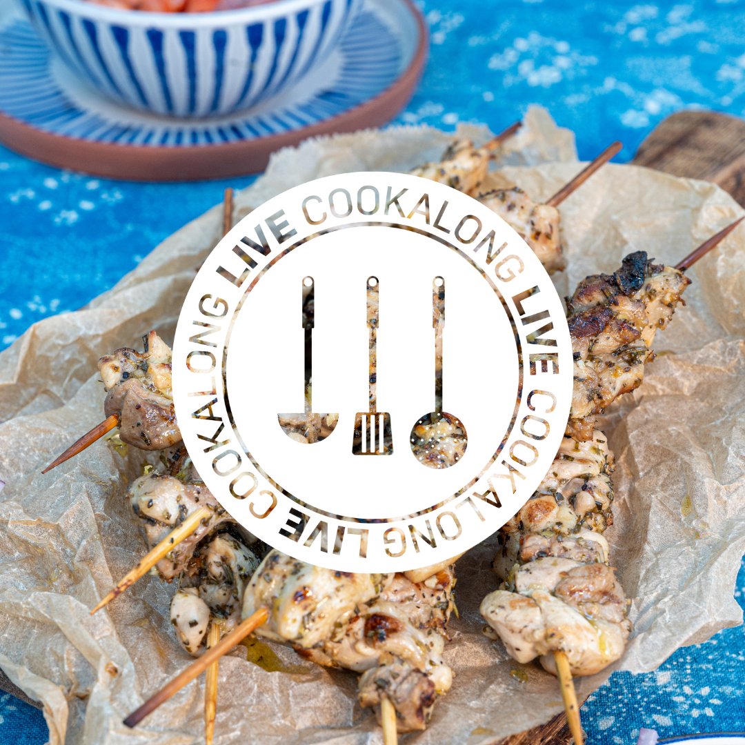 Transport yourself to Athens this month and cook the Greek ‘nations favourite’ at our next Cookalong with @irinitzo on May 18 at 6pm!

#TheCookaway #Cookalong #souvlaki #greekfood #streetfood