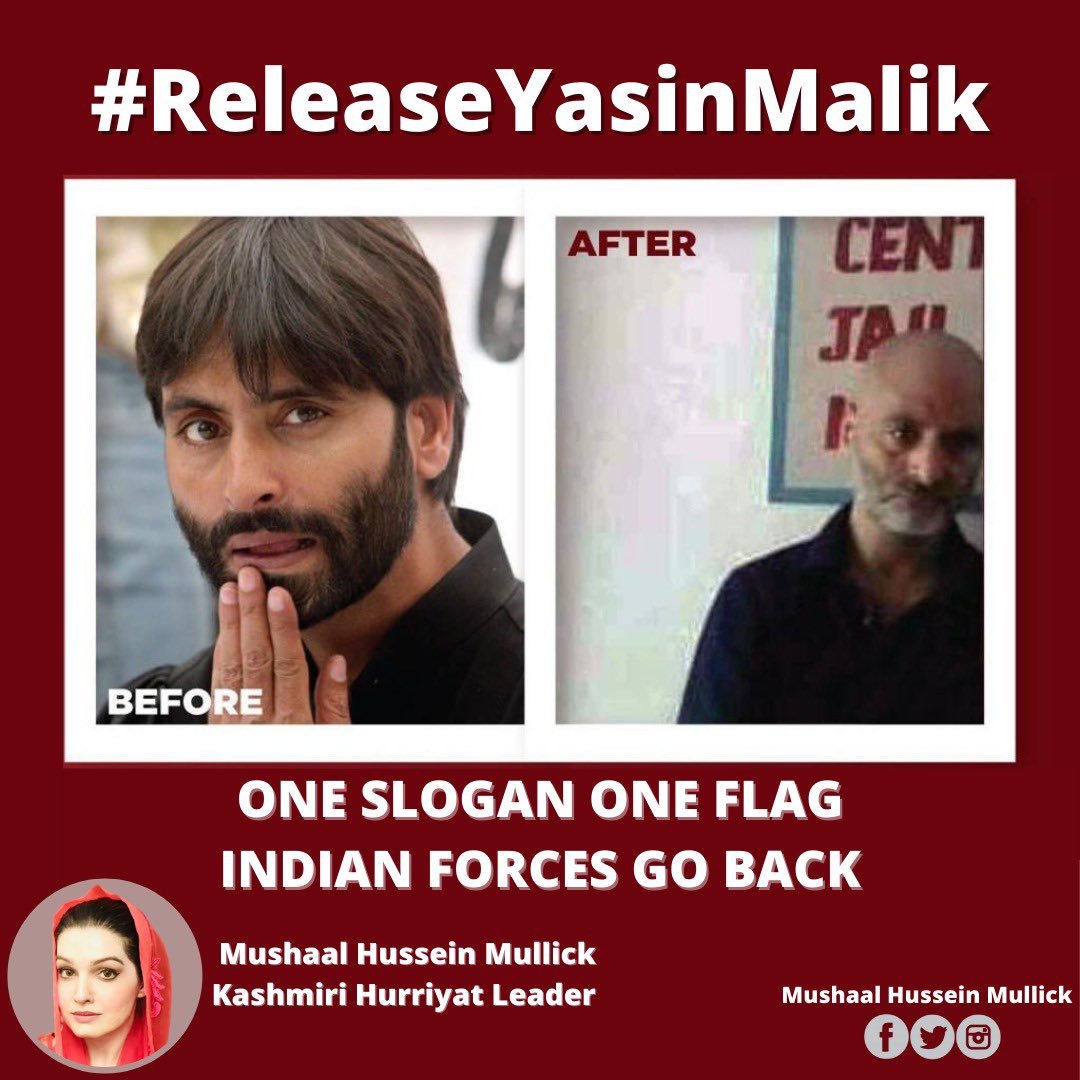 MushaalMullick's tweet photo. #ReleaseYasinMalik https://t.co/x6ao3D51hK