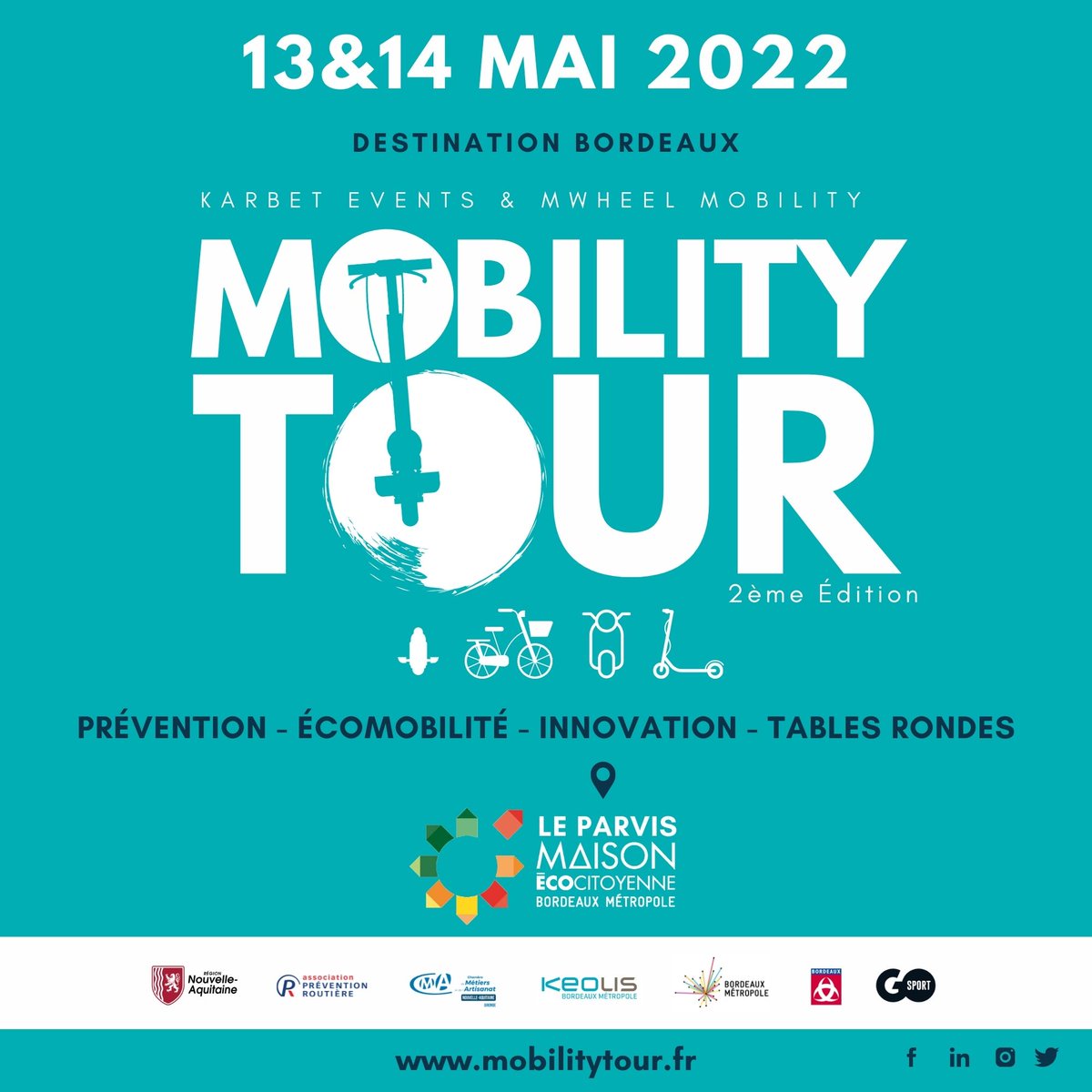 J - 1 avant le #MobilityTour2022 ! 
Venez nombreux demain et samedi à partir de 10h #Bordeaux
#prevention #sensibilisation #nouvellesMobilités #MobilitésResponsables #EDPM #VAE #innovation #écomobilité