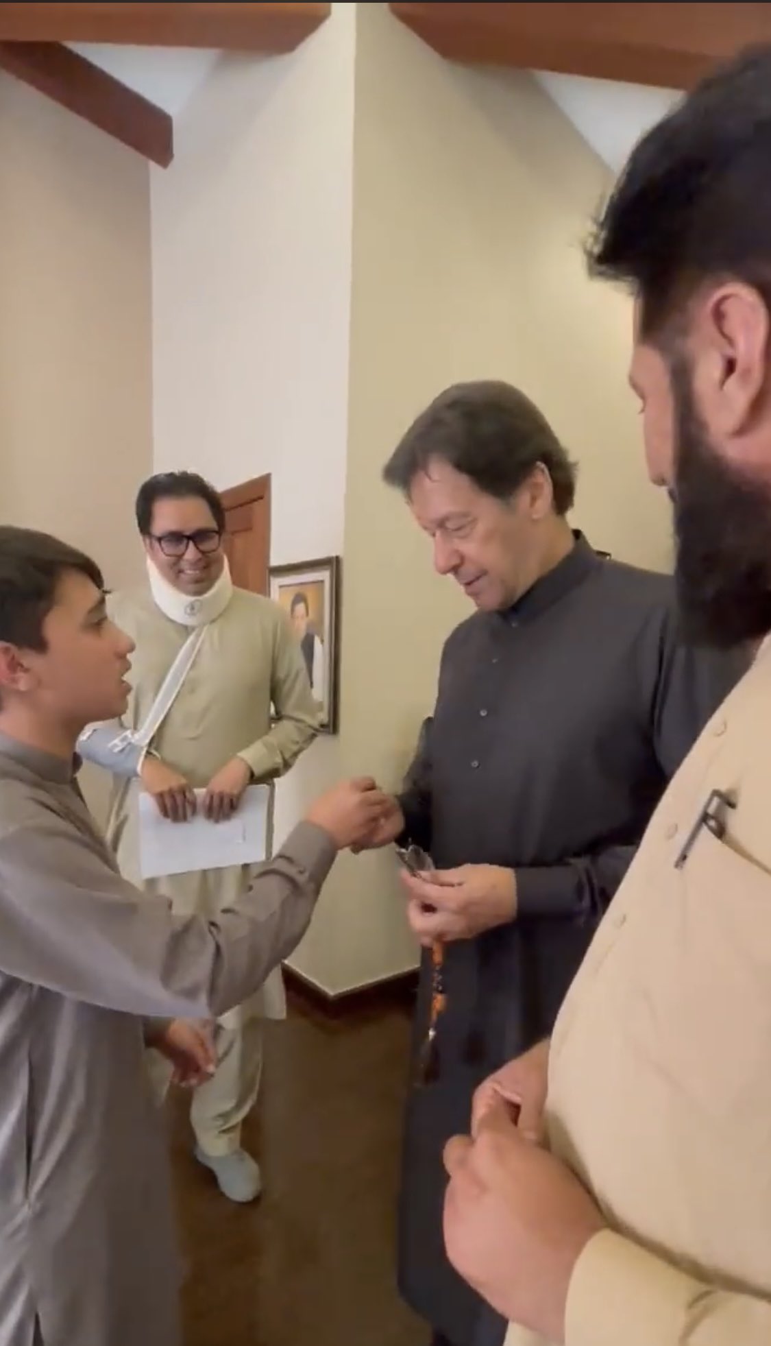 Lakki Marwat child Muhammad Abu Khan Bakar met Imran Khan