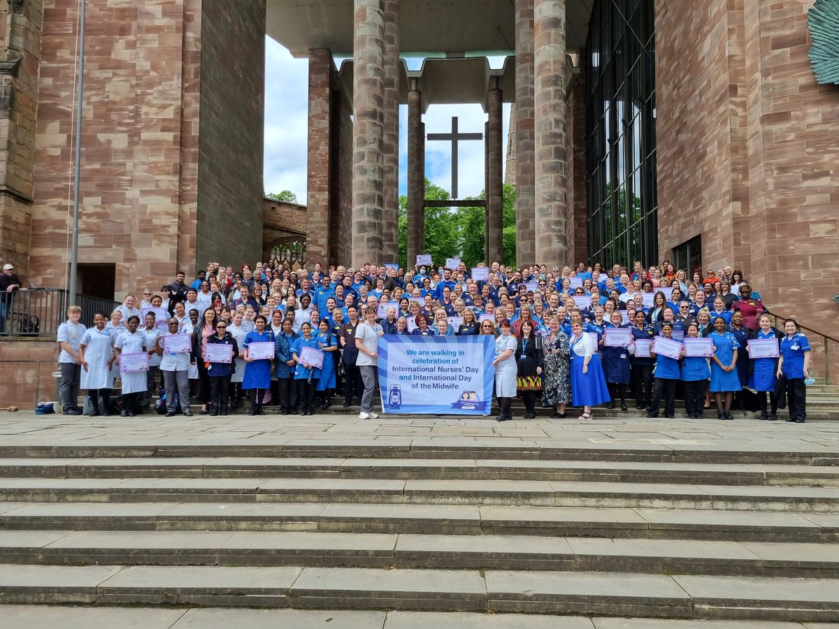 We're ready for the International Nurses' Day and International Day of the Midwife celebration at Coventry Cathedral! @covcampus @GEHNHSstaff @CWCCG @nhsswft @nhsuhcw #cwptnursesday #NursesDay2022