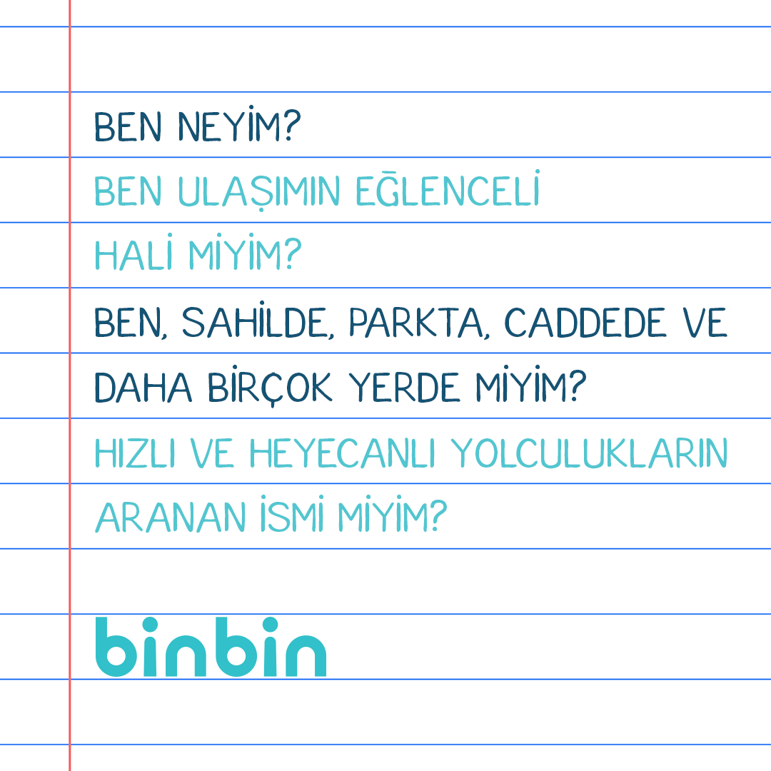 binbin_tr's tweet photo. ''Ben BinBin miyim, ben iki bin miyim?'' 🤩🛴🛴

#BinBin #BinBinScooters #BenNeyim https://t.co/nD0kz41vJC