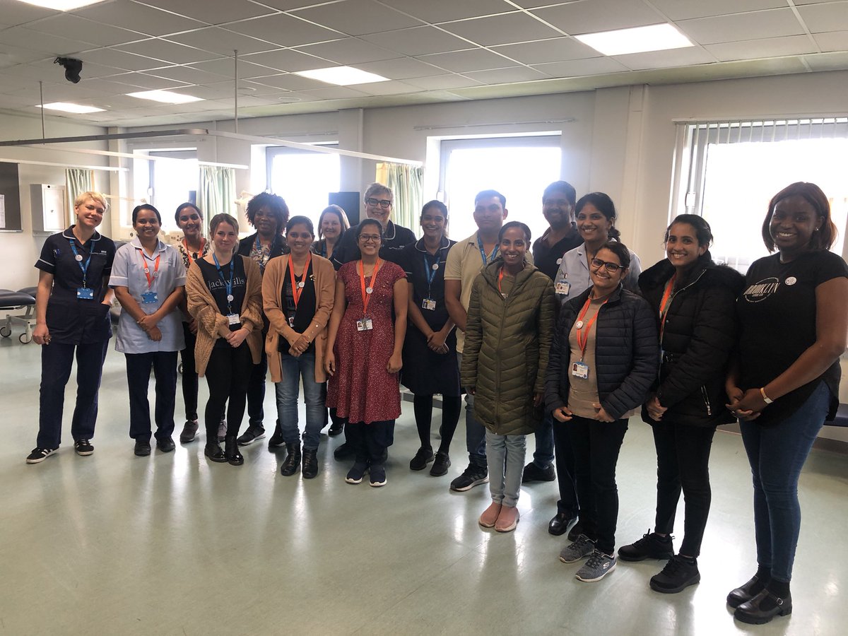 WTWAeducation's tweet photo. 💙 Happy International Nurses Day 💙from the WTWA Education Team! What a day to celebrate it with our new nurses joining who have recently joined the Trust🌟🙌🏼 smiles all round as we don’t need to wear masks in non-clinical areas 😃 @lisa_murray123 @Archie_Murali @AlcoholLiaison https://t.co/3viICECR5t