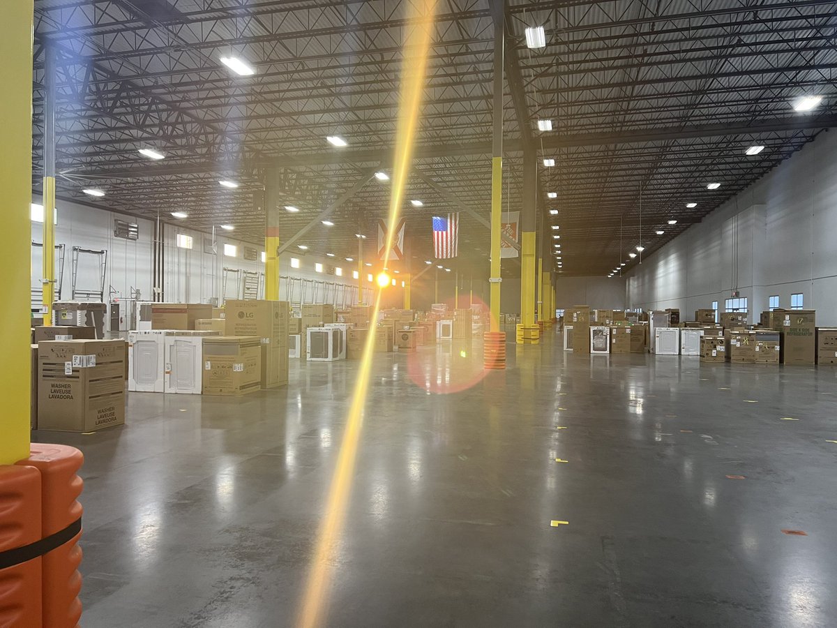 Sunrise in the warehouse! #OrlandoMDO5870