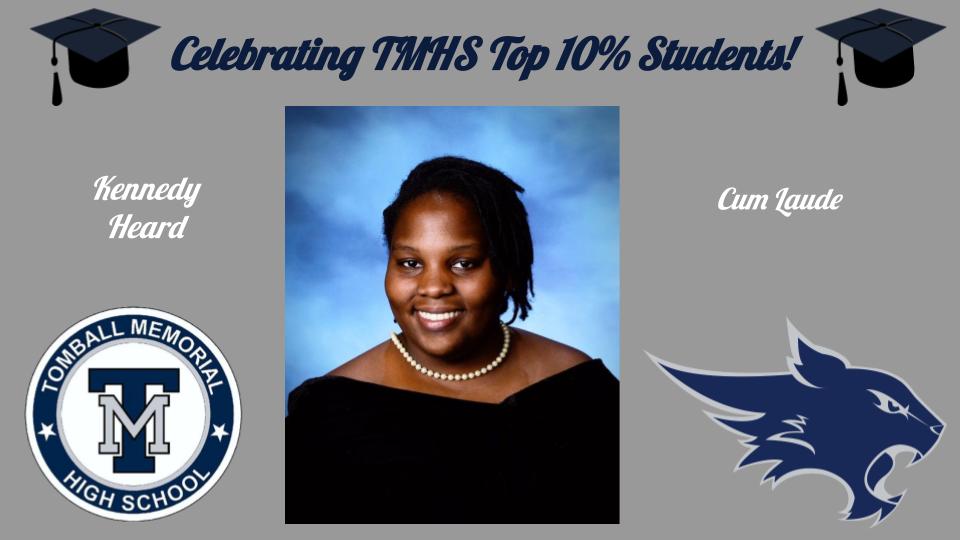 Bailey1Jeffrey's tweet photo. The Class of 2022 Graduation is quickly approaching and we are excited to recognize our Top 10% students between now and graduation!

Today we want to celebrate Cum Laude Graduate
Kennedy Heard! https://t.co/KdeioEMG4D