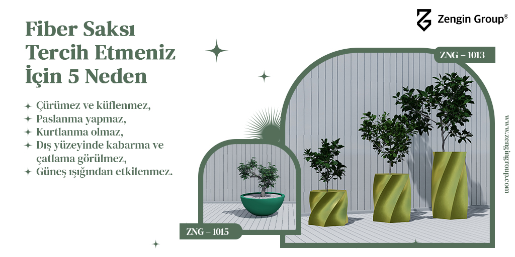 -Çürümez ve küflenmez,
-Paslanma yapmaz,
-Kurtlanma olmaz,
- Dış yüzeyinde kabarma ve çatlama görülmez,
-Güneş ışığından etkilenmez.

#zengingroup #peyzajmimarligi #kentmobilyaları #fibersaksı 
#fibersaksıyapımı #fibersaksımodelleri #fibersaksıpeyzaj