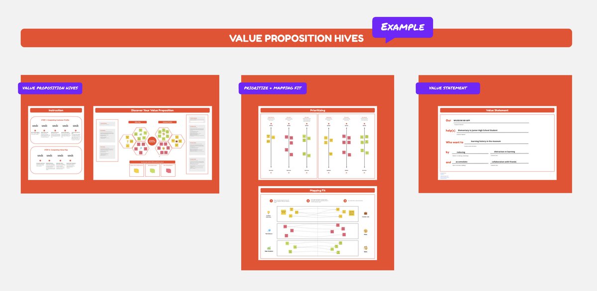 I just published Value Proposition Hives Template on @MiroHQ Miroverse! The purpose is to find or identify the value proposition of the product you have and want to create. #miro #miroverse #mirotemplate miro.com/miroverse/valu…
