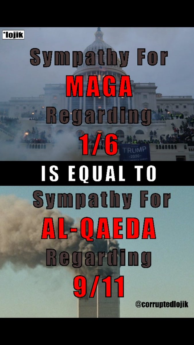 BDUB11811's tweet photo. Uh, what did you just say? MAGA is American Taliban? Or maybe even AL-QAEDA? https://t.co/nOmuRc7L28