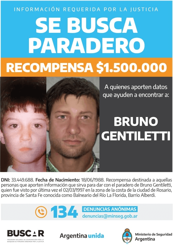 delftoledo's tweet photo. Se busca paradero de #BrunoGentiletti 
👇👇 https://t.co/IwNYaN52Dn
