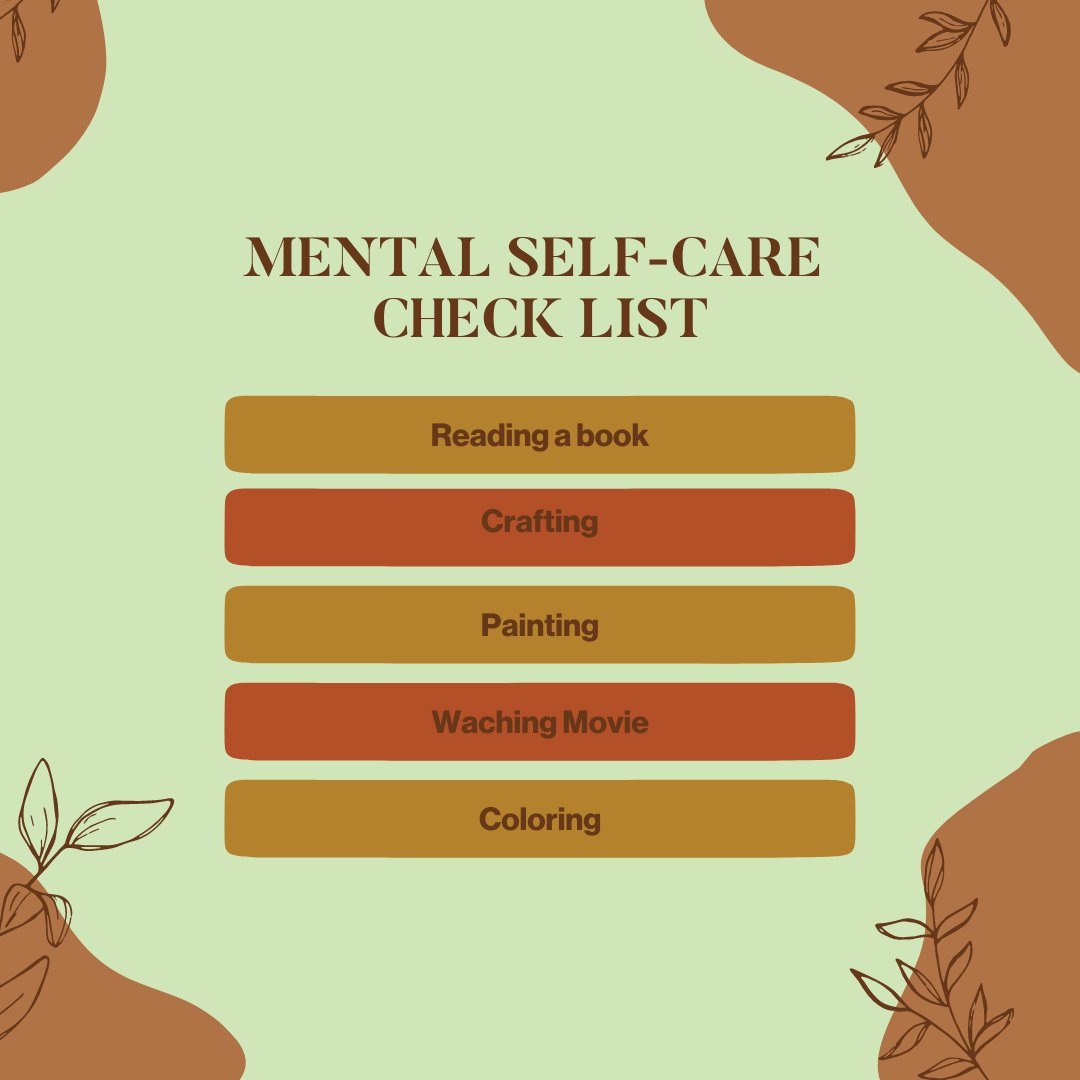 Self-care relies on increased self-awareness. Practicing self-awareness can help you recognize patterns in your emotions, including situations that can trigger worsened symptoms. It can also help identify what activities or tasks are necessary for your well-being.

#selfcare