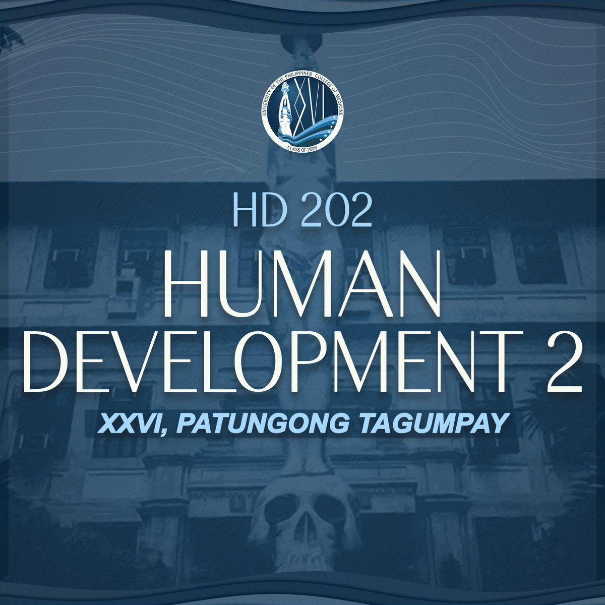 upcm2026's tweet photo. Time to face the challenges of adulting. We are now down to our last module, HD202!
We look forward to growing and going through life with our classmates and professors.
Here's to facing one of the last challenges in our first year of medicine 🩺
#HD202
#XXVIPatungongTagumpay https://t.co/BC52JVyU4h