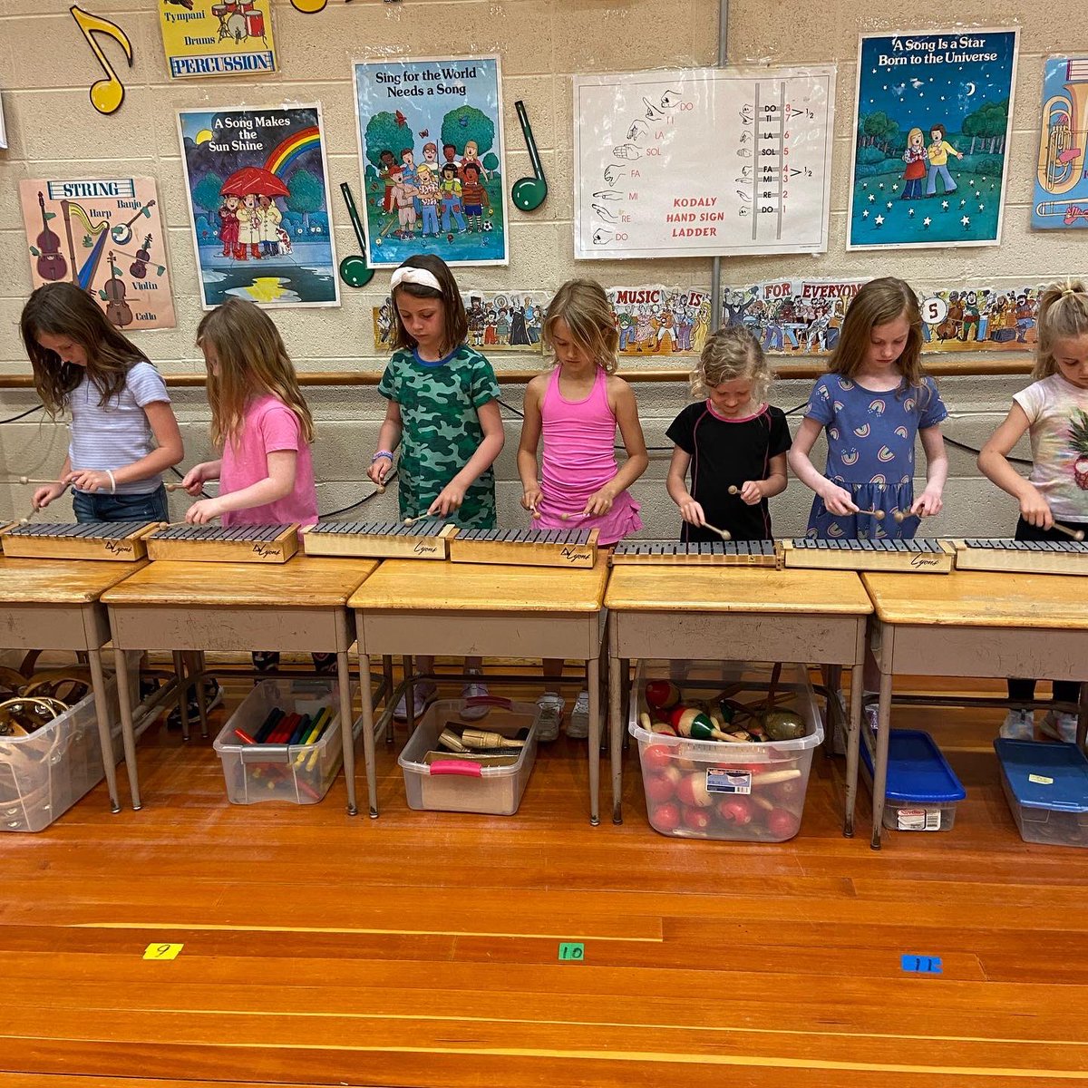 IHPrimary's tweet photo. Mrs. Sweeney’s class showing their expertise on the xylophones in Ms. Watson’s music class! #shineweek #ihpromise https://t.co/L6cfBtQ6fF