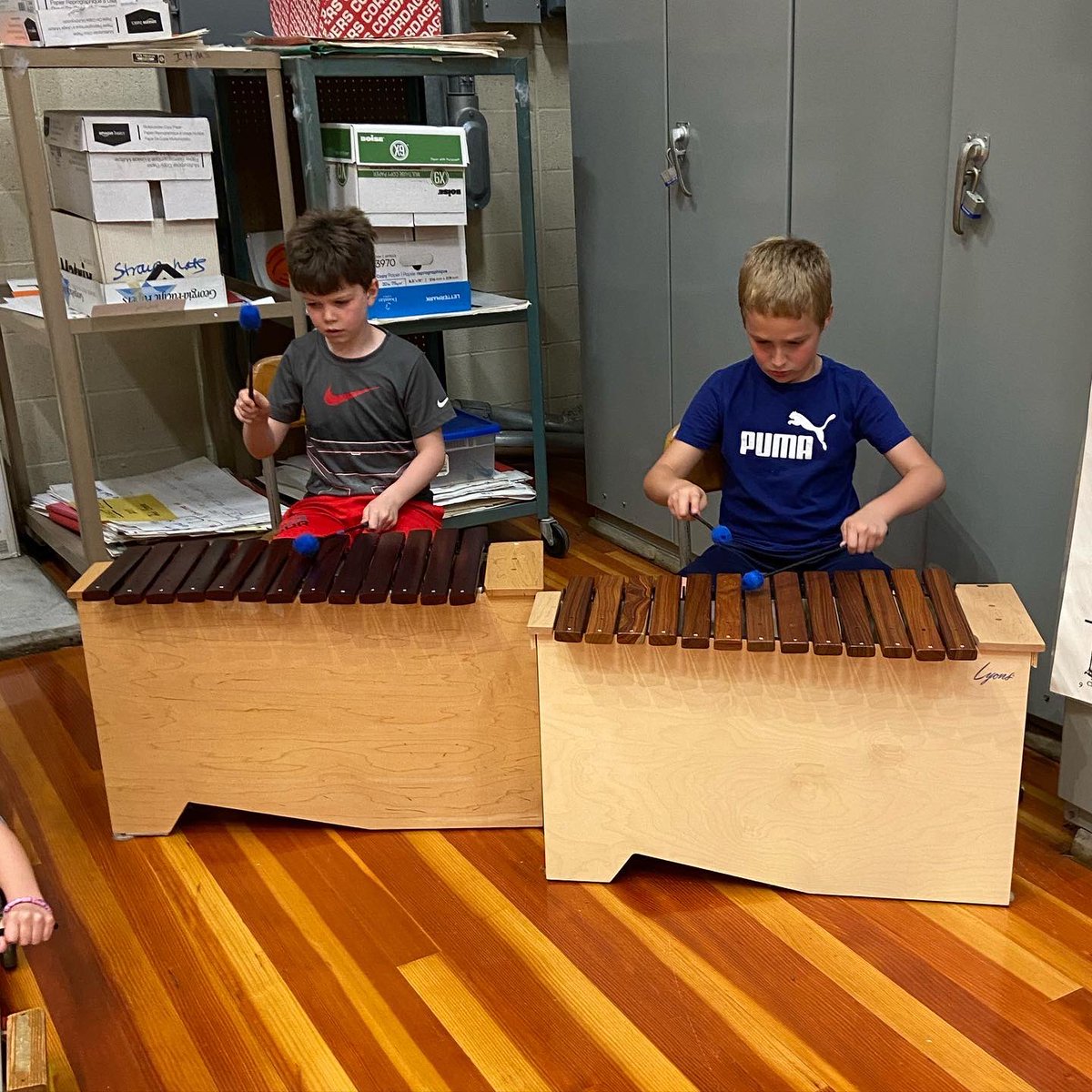 IHPrimary's tweet photo. Mrs. Sweeney’s class showing their expertise on the xylophones in Ms. Watson’s music class! #shineweek #ihpromise https://t.co/L6cfBtQ6fF