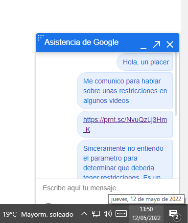 KenaiSouza's tweet photo. Hola, me comunico por este medio porque no he obtenido respuesta alguna por el chat de ayuda al creador.
Recibo esporádicamente restricciones en ciertos videos de GTA y parece que es simplemente por ser GTA. 
@YTCreadores @YouTubeLATAM 

Sigo https://t.co/XMFlcMVxDT