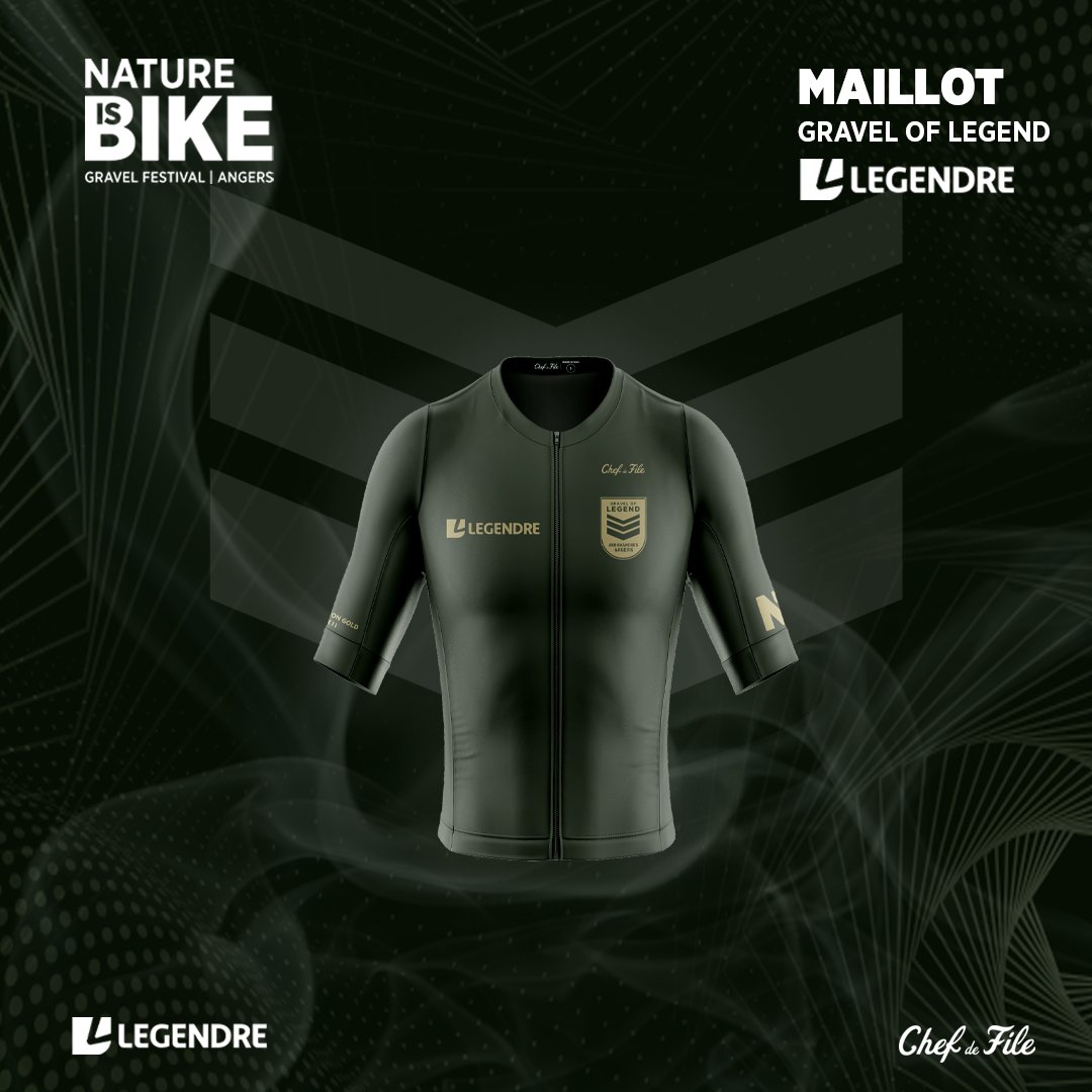 nature_bike's tweet photo. A quelques semaines de #natureisbike , il est temps de dévoiler les maillots de Gravel of Legend LEGENDRE ! 🚴
Nos Légendes 2022 pourront porter ce maillot collector pour le #ride épique de 300 km💪🏻
Tous nos maillots sont confectionnés par notre partenaire #ChefdeFile 🧵 https://t.co/Y4ZN5T1WjE