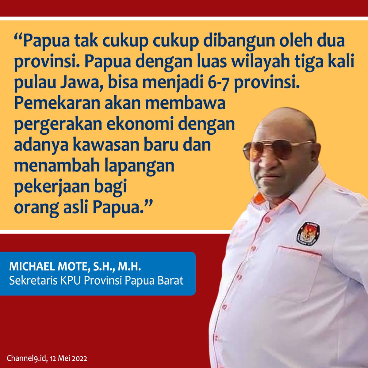 Double H (@hanahanyfa) on Twitter photo Menurut Michael Mote dg pemekaran provinsi akan berkembang pada pemekaran kabupaten, kota, kecamatan sampai kampung².
Pemekaran ini akan membawa konsekuensi pada pergerakan ekonomi.
<a href="/kemendagri/">Kementerian Dalam Negeri</a> Menurut Michael Mote dg pemekaran provinsi akan berkembang pada pemekaran kabupaten, kota, kecamatan sampai kampung².
Pemekaran ini akan membawa konsekuensi pada pergerakan ekonomi.
<a href="/kemendagri/">Kementerian Dalam Negeri</a>