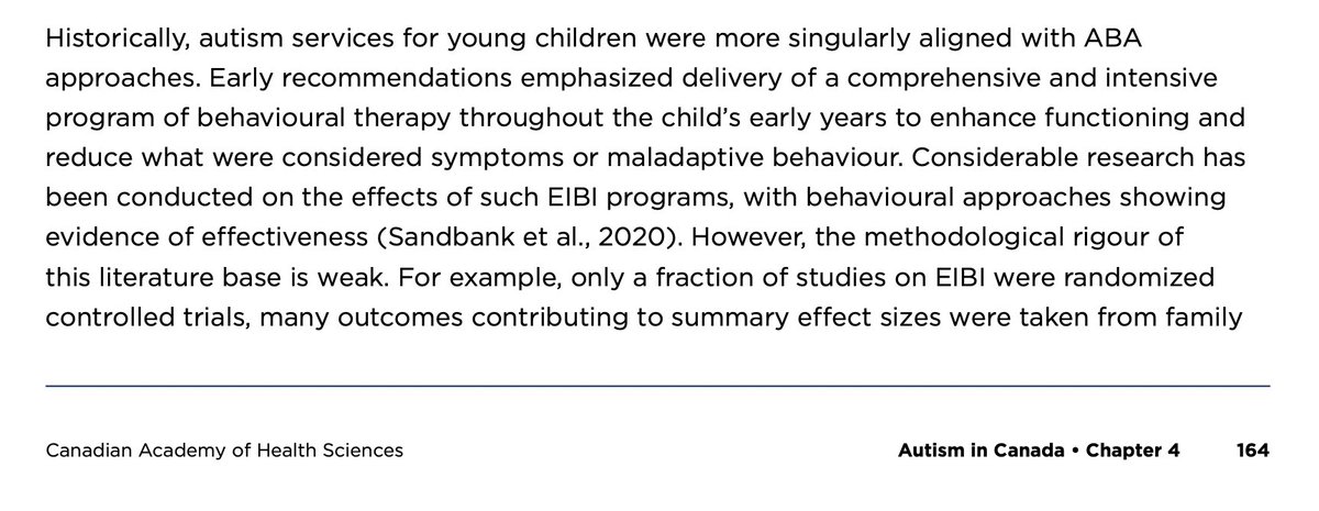 LillianCarrier0's tweet photo. #ActuallyAutistic
This is in a Canadian brief for governmental public policy on #Autism
#ABA is bad
Someone Is Listening!
ABA- #AppliedBehaviorAnalysis
#EIBI - #EarlyIntensiveBehavioralIntervention
#NDBI - #NaturalisticDevelopmentalBehavioralInterventions https://t.co/2A4HebqTjp