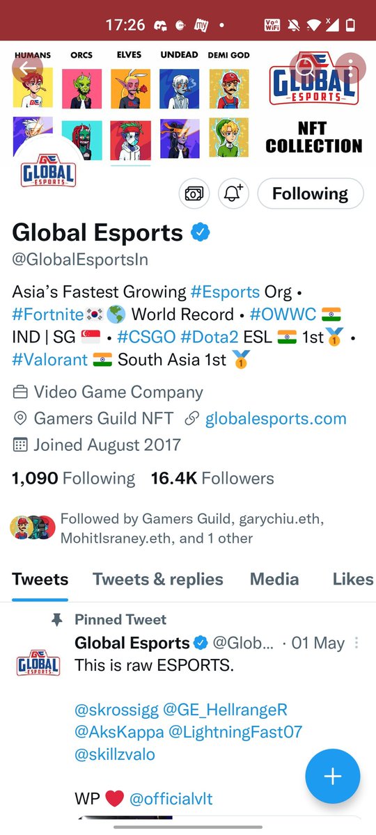 Dominokid_'s tweet photo. @irushi @GamersGuildXYZ @GlobalEsportsIn @Ishan_kew @SwiMz_y @EthanjRoberts lessgo 🔥🔥 #gefighting https://t.co/ohyj0uz8dU