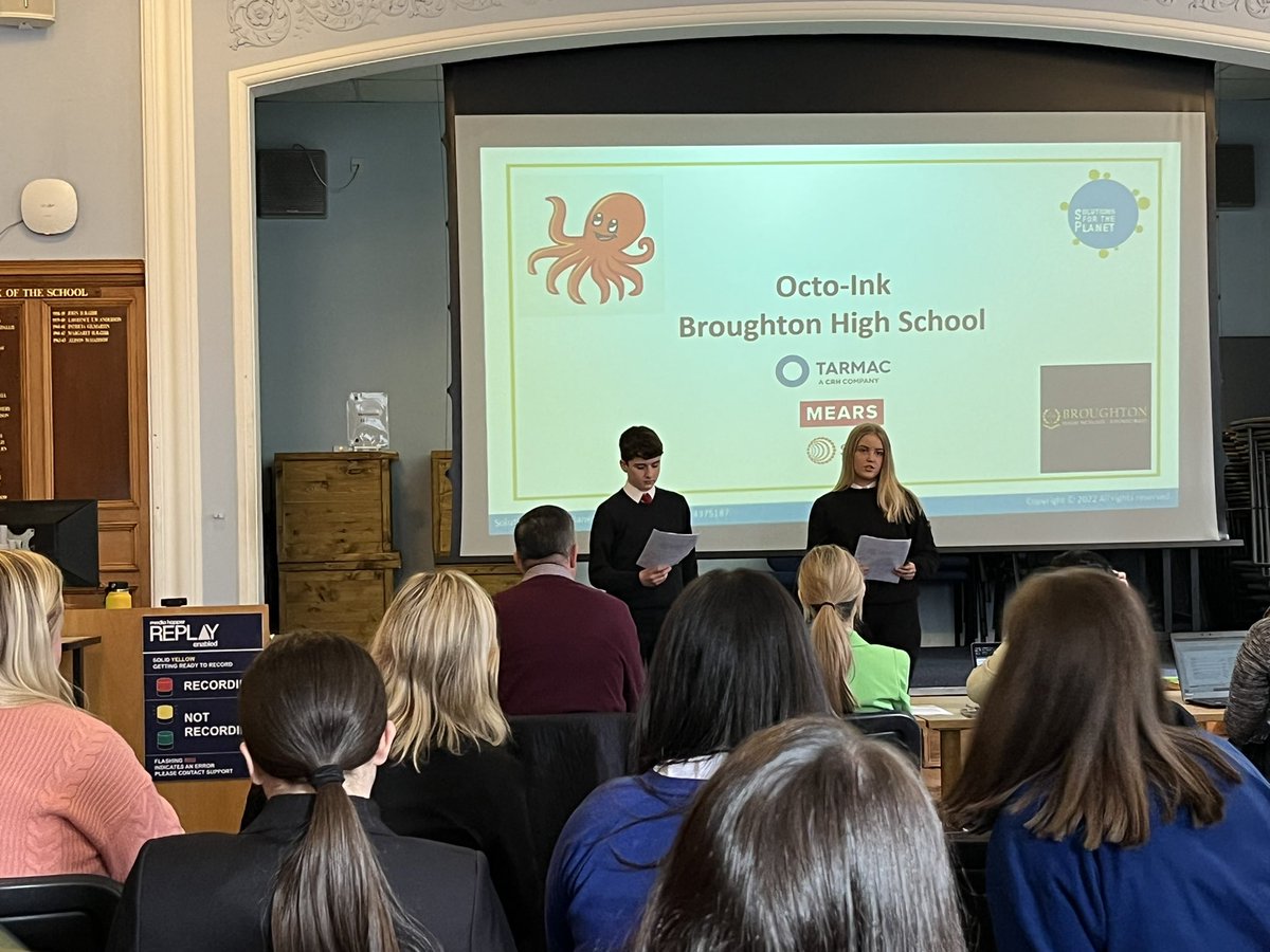 MrCMackie's tweet photo. Our S2 and S3 @BroHighOfficial teams did themselves proud today presenting their proposals at the Big Ideas Regional Final. @S4TP_BigIdeas https://t.co/gKOInYBNDD