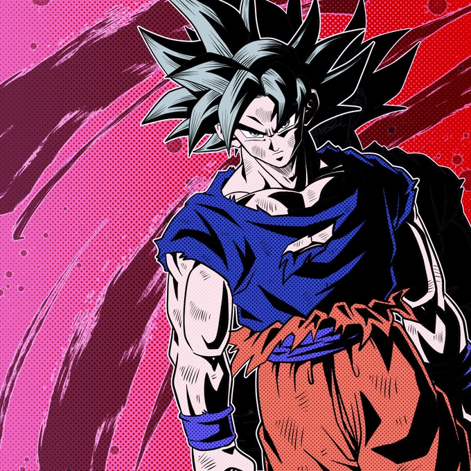 ベタ塗りのやつ。
#ドラゴンボール
#イラスト 