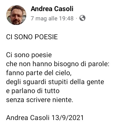 andypr72's tweet image. CI SONO POESIE