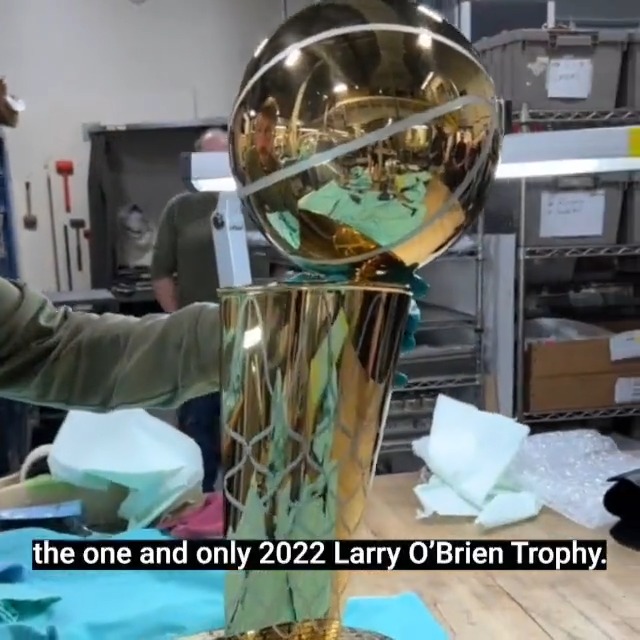 theScore on X: The Larry O'Brien Trophy will be in the building