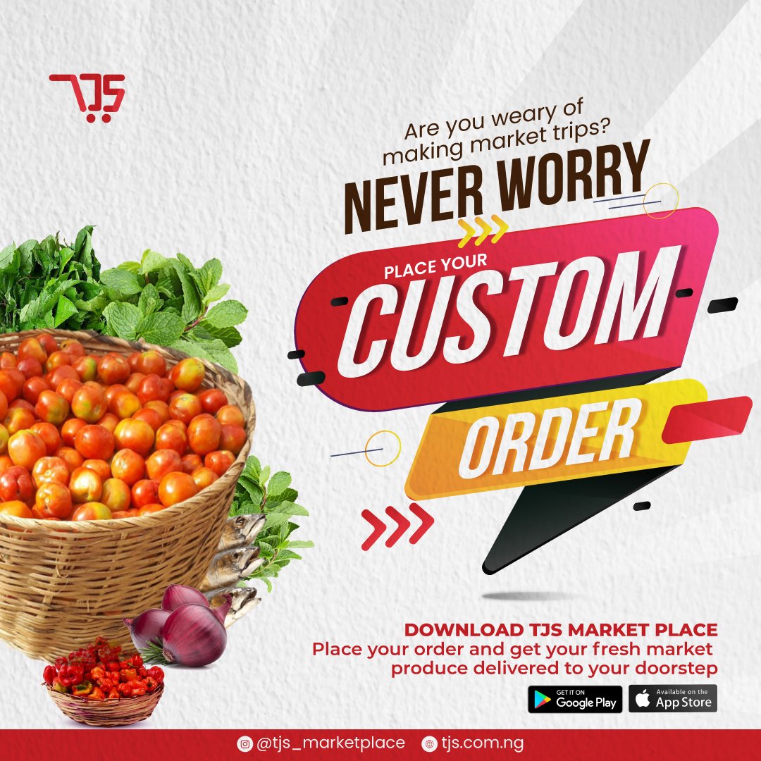 TJS_Market's tweet image. What's on you shopping list Ibadan 📣📢🛒.  TJS Marketplace will deliver right to your door step #Ibadanconnect #Ibadanvendors #vendors #shopping #cart #tjs