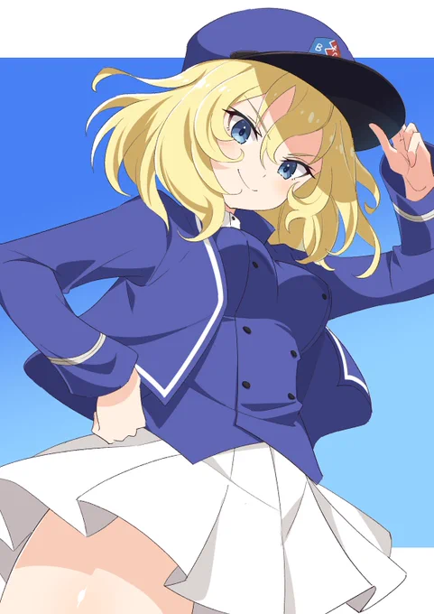 押田と安藤
 #garupan #ガルパン 