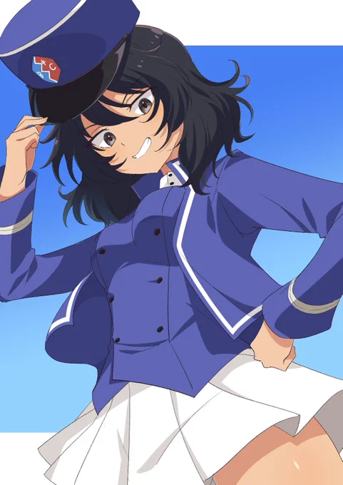押田と安藤
 #garupan #ガルパン 